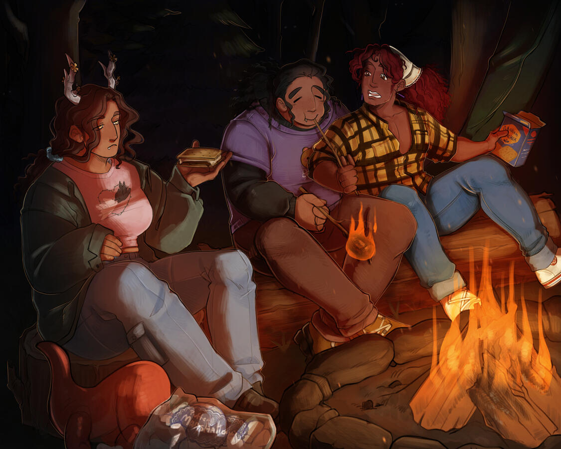Camping princesses